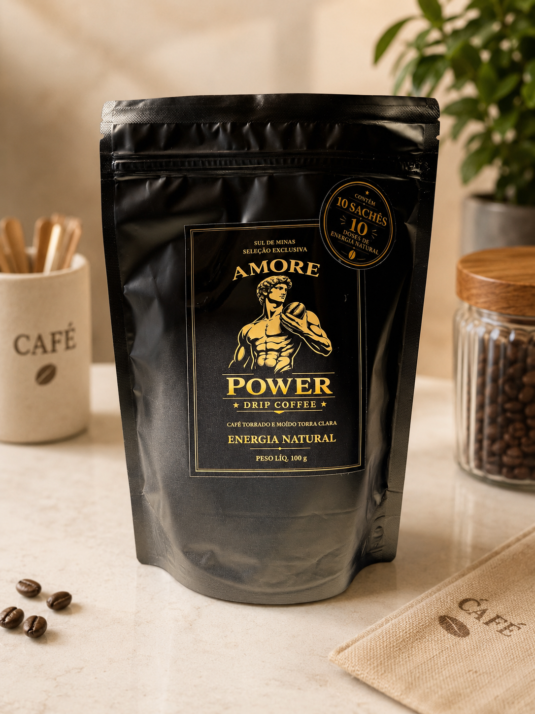 Drip Coffee Power – 100 G – 10 UN